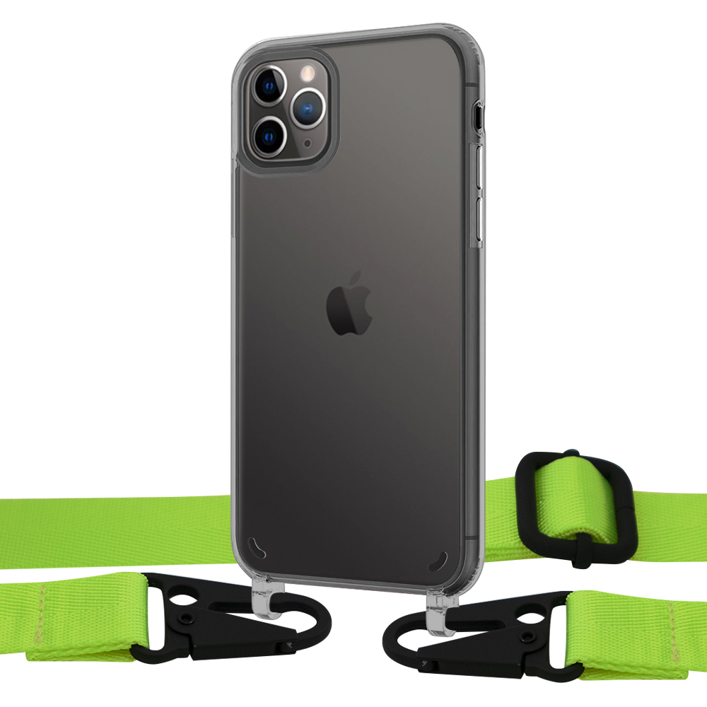 Чехол Upex Crossbody Protection Case для iPhone 11 Pro Dark with Harness Toxic Green
Чехол Upex Crossbody Protection Case для iPhone 11 Pro Dark with Harness Toxic Green