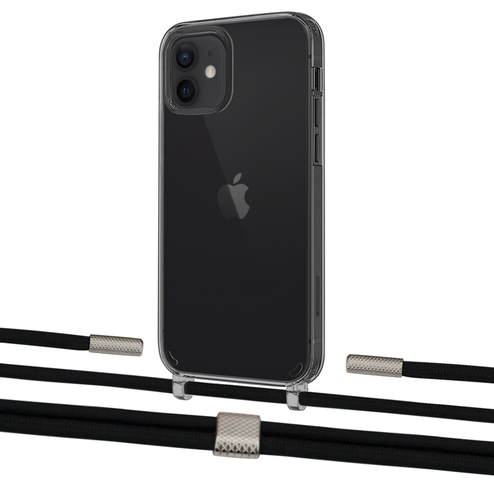 Чехол Upex Crossbody Protection Case для iPhone 12 mini Dark with Twine Black and Fausset Silver
Чехол Upex Crossbody Protection Case для iPhone 12 mini Dark with Twine Black and Fausset Silver