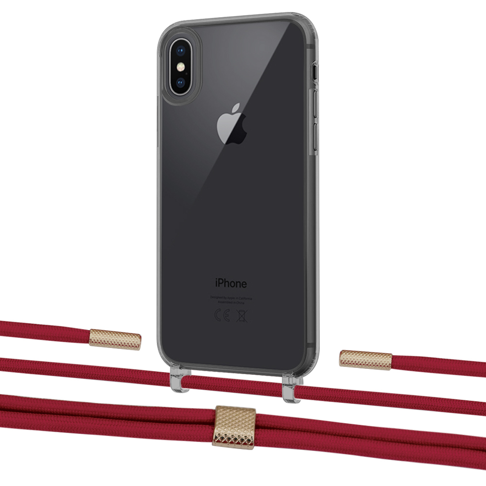 Чехол Upex Crossbody Protection Case для iPhone XS Max Dark with Twine Red and Fausset Gold
Чехол Upex Crossbody Protection Case для iPhone XS Max Dark with Twine Red and Fausset Gold