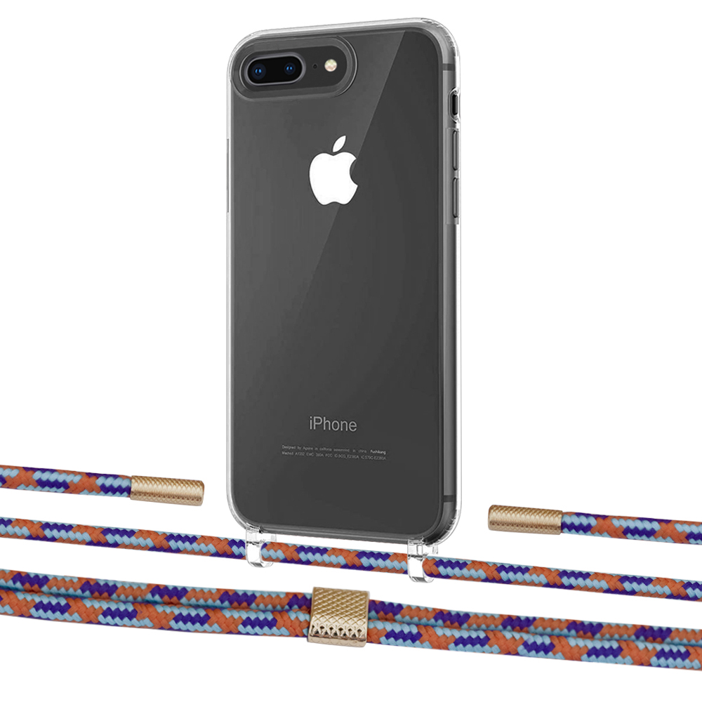 Чехол Upex Crossbody Protection Case для iPhone 8 Plus | 7 Plus Crystal with Twine Blue Sunset and Fausset Gold
Чехол Upex Crossbody Protection Case для iPhone 8 Plus | 7 Plus Crystal with Twine Blue Sunset and Fausset Gold