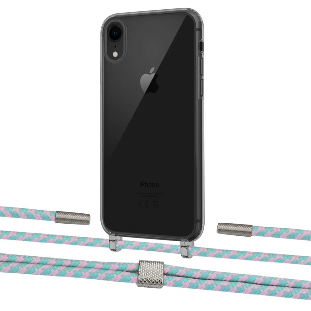 Чехол Upex Crossbody Protection Case для iPhone XR Dark with Twine Turquoise and Fausset Silver
Чехол Upex Crossbody Protection Case для iPhone XR Dark with Twine Turquoise and Fausset Silver