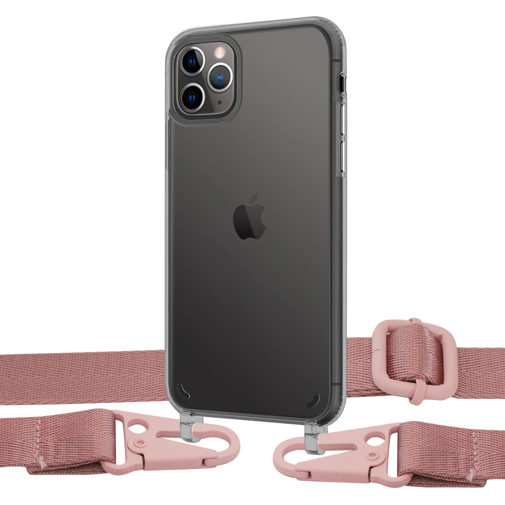 Чехол Upex Crossbody Protection Case для iPhone 11 Pro Max Dark with Harness Rose Gold
Чехол Upex Crossbody Protection Case для iPhone 11 Pro Max Dark with Harness Rose Gold