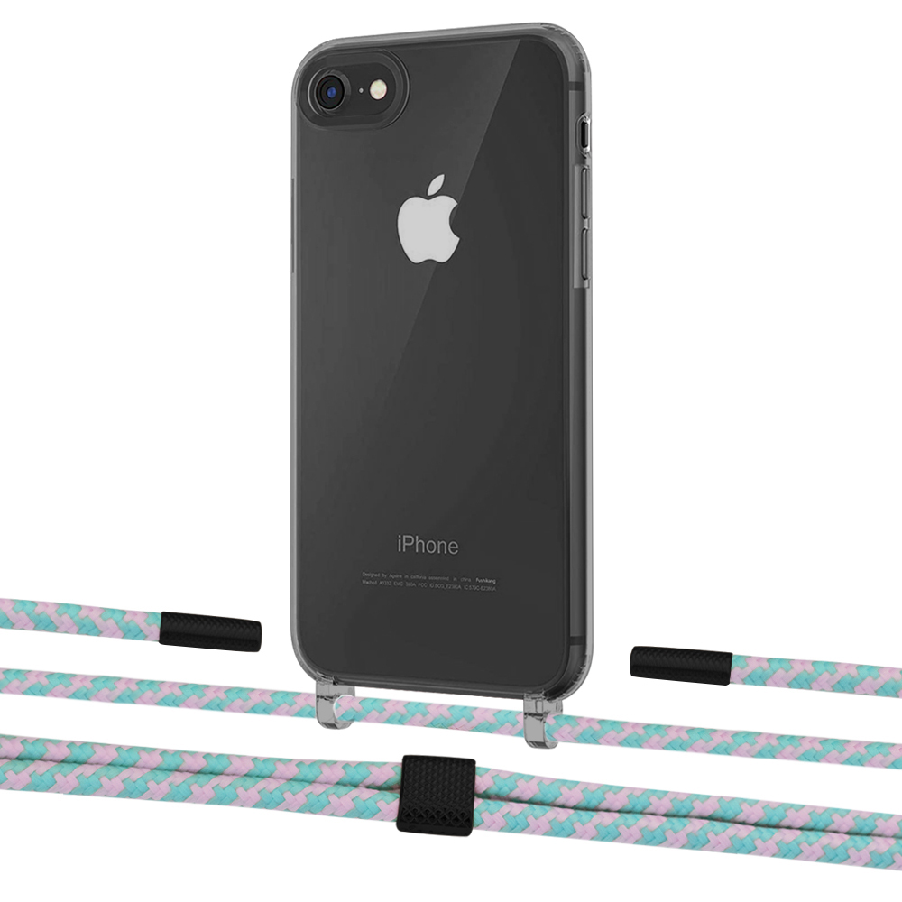 Чехол Upex Crossbody Protection Case для iPhone SE 2020 | 8 | 7 Dark with Twine Turquoise and Fausset Matte Black
Чехол Upex Crossbody Protection Case для iPhone SE 2020 | 8 | 7 Dark with Twine Turquoise and Fausset Matte Black