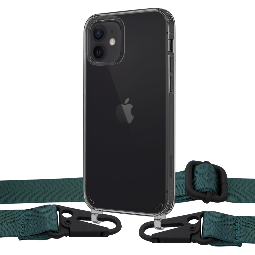 Чехол Upex Crossbody Protection Case для iPhone 12 mini Dark with Harness Cyprus Green
Чехол Upex Crossbody Protection Case для iPhone 12 mini Dark with Harness Cyprus Green