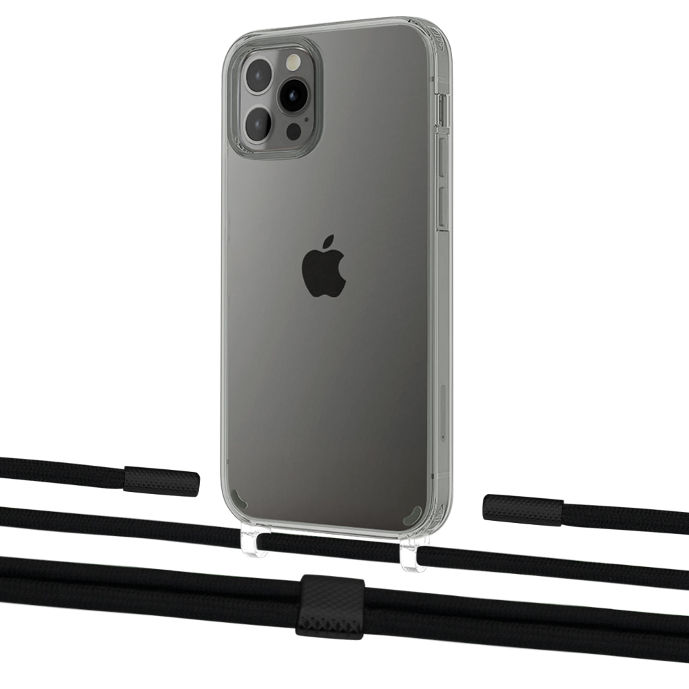 Чехол Upex Crossbody Protection Case для iPhone 12 Pro Max Crystal with Twine Black and Fausset Matte Black
Чехол Upex Crossbody Protection Case для iPhone 12 Pro Max Crystal with Twine Black and Fausset Matte Black