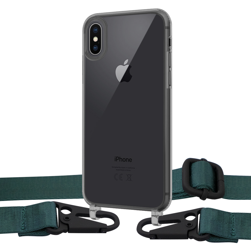 Чехол Upex Crossbody Protection Case для iPhone XS | X Dark with Harness Cyprus Green
Чехол Upex Crossbody Protection Case для iPhone XS | X Dark with Harness Cyprus Green