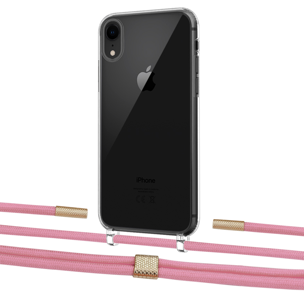 Чехол Upex Crossbody Protection Case для iPhone XR Crystal with Twine Coral and Fausset Gold
Чехол Upex Crossbody Protection Case для iPhone XR Crystal with Twine Coral and Fausset Gold