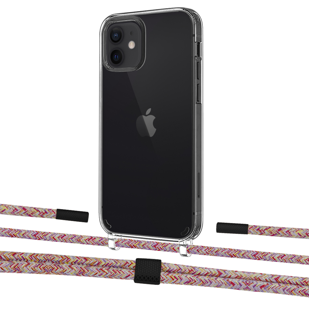 Чехол Upex Crossbody Protection Case для iPhone 12 mini Crystal with Twine Mulberry and Fausset Matte Black
Чехол Upex Crossbody Protection Case для iPhone 12 mini Crystal with Twine Mulberry and Fausset Matte Black