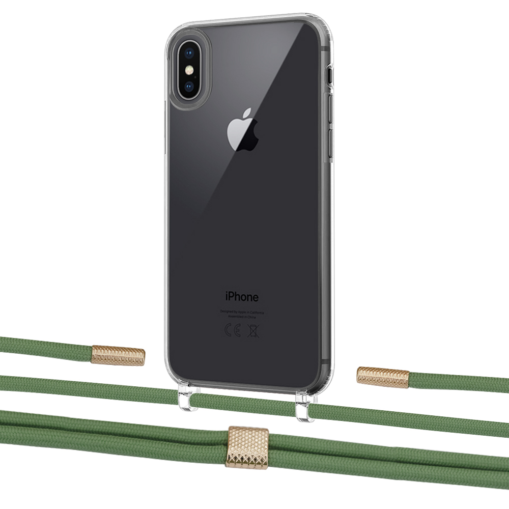 Чехол Upex Crossbody Protection Case для iPhone XS Max Crystal with Twine Mint and Fausset Gold
Чехол Upex Crossbody Protection Case для iPhone XS Max Crystal with Twine Mint and Fausset Gold