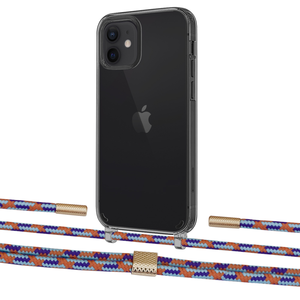 Чехол Upex Crossbody Protection Case для iPhone 12 | 12 Pro Dark with Twine Blue Sunset and Fausset Gold
Чехол Upex Crossbody Protection Case для iPhone 12 | 12 Pro Dark with Twine Blue Sunset and Fausset Gold