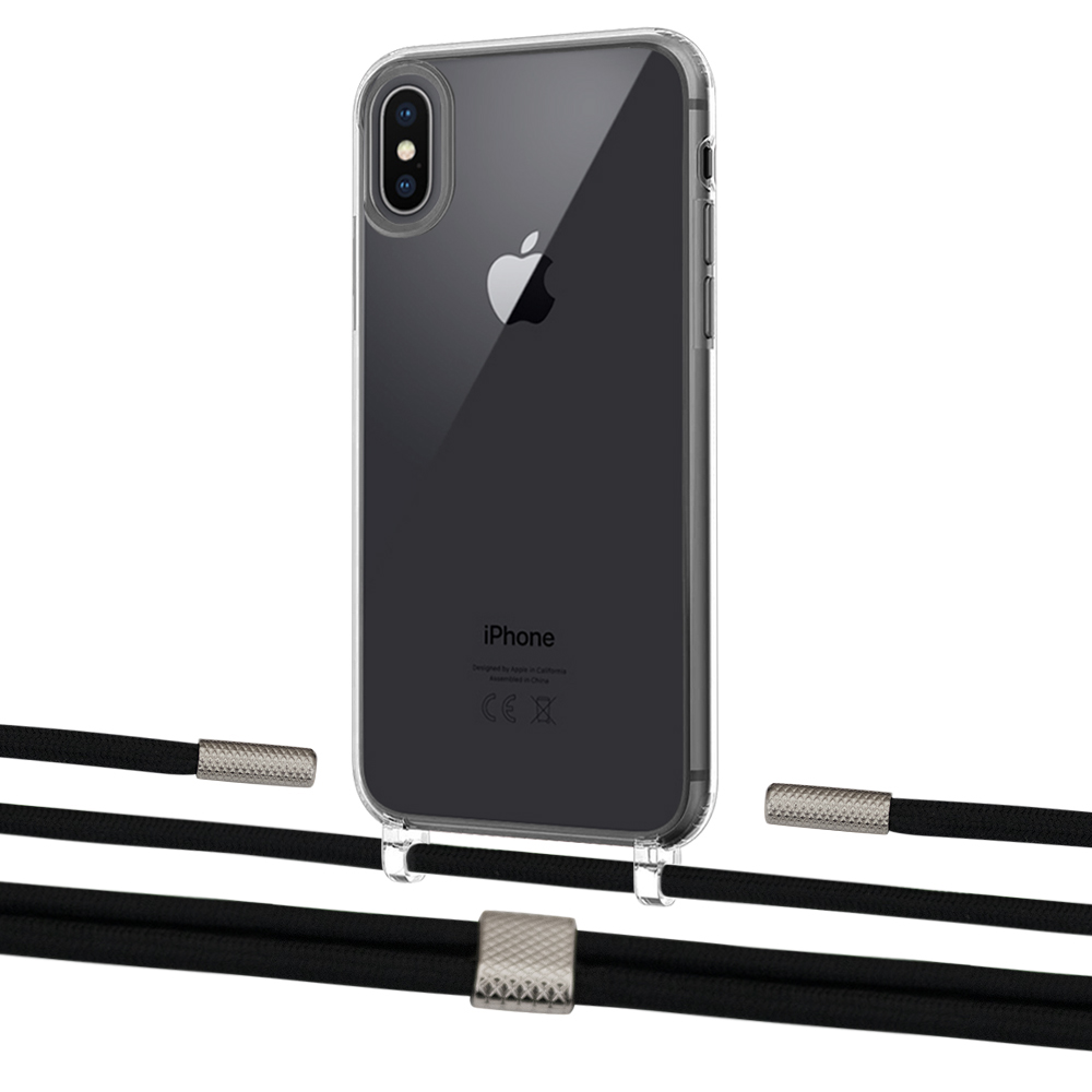 Чехол Upex Crossbody Protection Case для iPhone XS Max Crystal with Twine Black and Fausset Silver
Чехол Upex Crossbody Protection Case для iPhone XS Max Crystal with Twine Black and Fausset Silver
