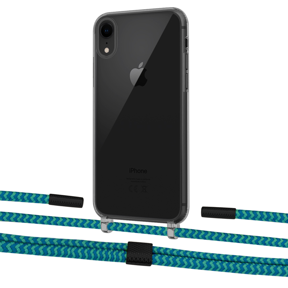 Чехол Upex Crossbody Protection Case для iPhone XR Dark with Twine Cyan and Fausset Matte Black
Чехол Upex Crossbody Protection Case для iPhone XR Dark with Twine Cyan and Fausset Matte Black