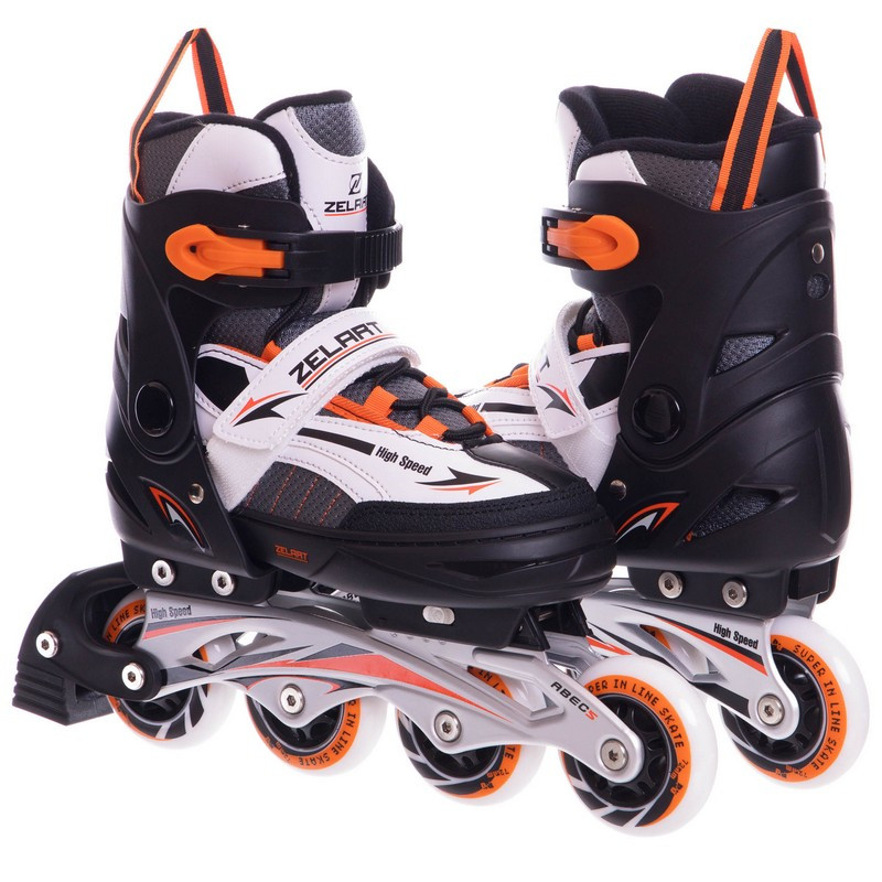 Роликовые коньки раздвижные Zelart High Speed My Go 2919 размер 36-39 Black-Orange
Роликовые коньки раздвижные Zelart High Speed My Go 2919 размер 36-39 Black-Orange