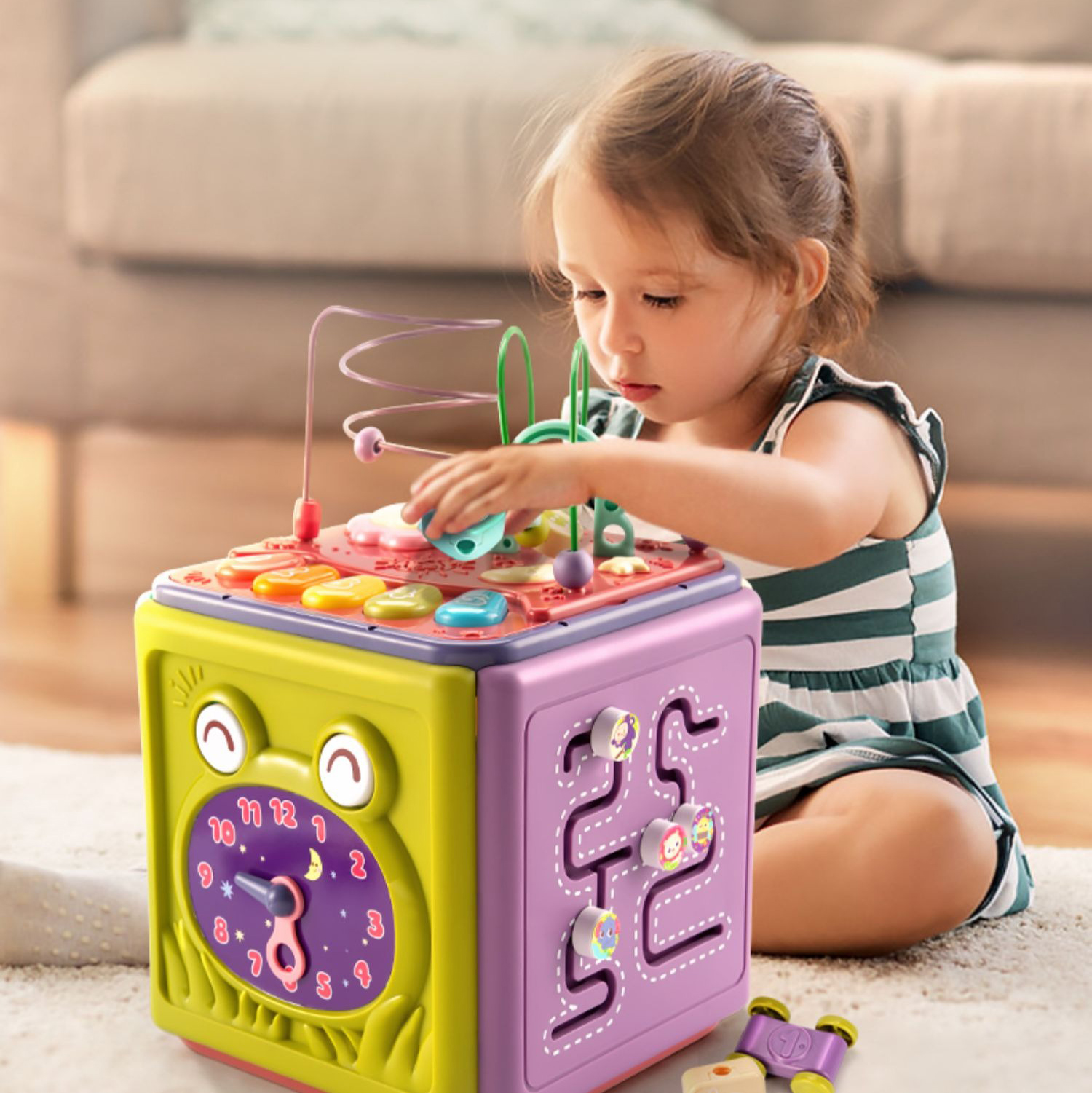 Детская логическая игрушка Куб Wood Toys с пальчиковым лабиринтом со световыми и звуковыми эффектами
Детская логическая игрушка Куб Wood Toys с пальчиковым лабиринтом со световыми и звуковыми эффектами