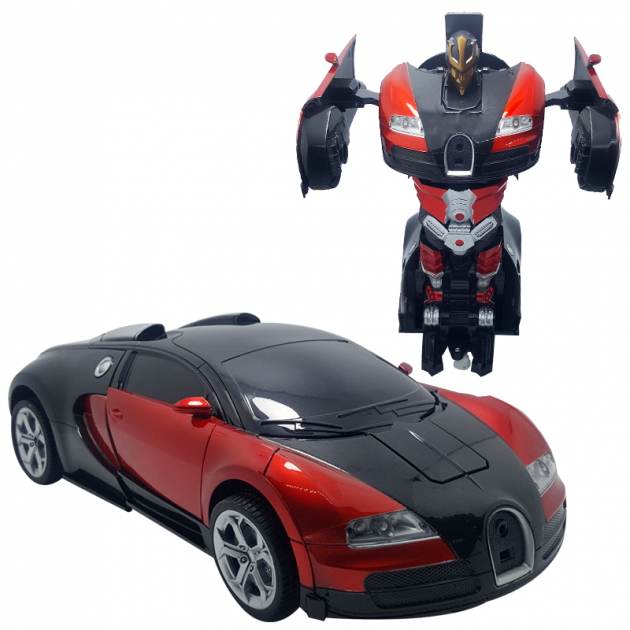 Машинка-трансформер Glorlous Mission Bugatti Robot Car Size на радиоуправлении красная
Машинка-трансформер Glorlous Mission Bugatti Robot Car Size на радиоуправлении красная