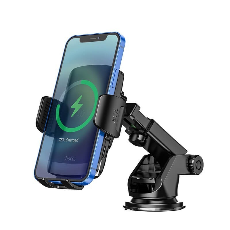 Автомобильный держатель Hoco Avangard smart wireless charging car holder|4.7-6.8", 15W| для iPhone/Android с беспроводной зарядкой
Автомобильный держатель Hoco Avangard smart wireless charging car holder|4.7-6.8", 15W| для iPhone/Android с беспроводной зарядкой