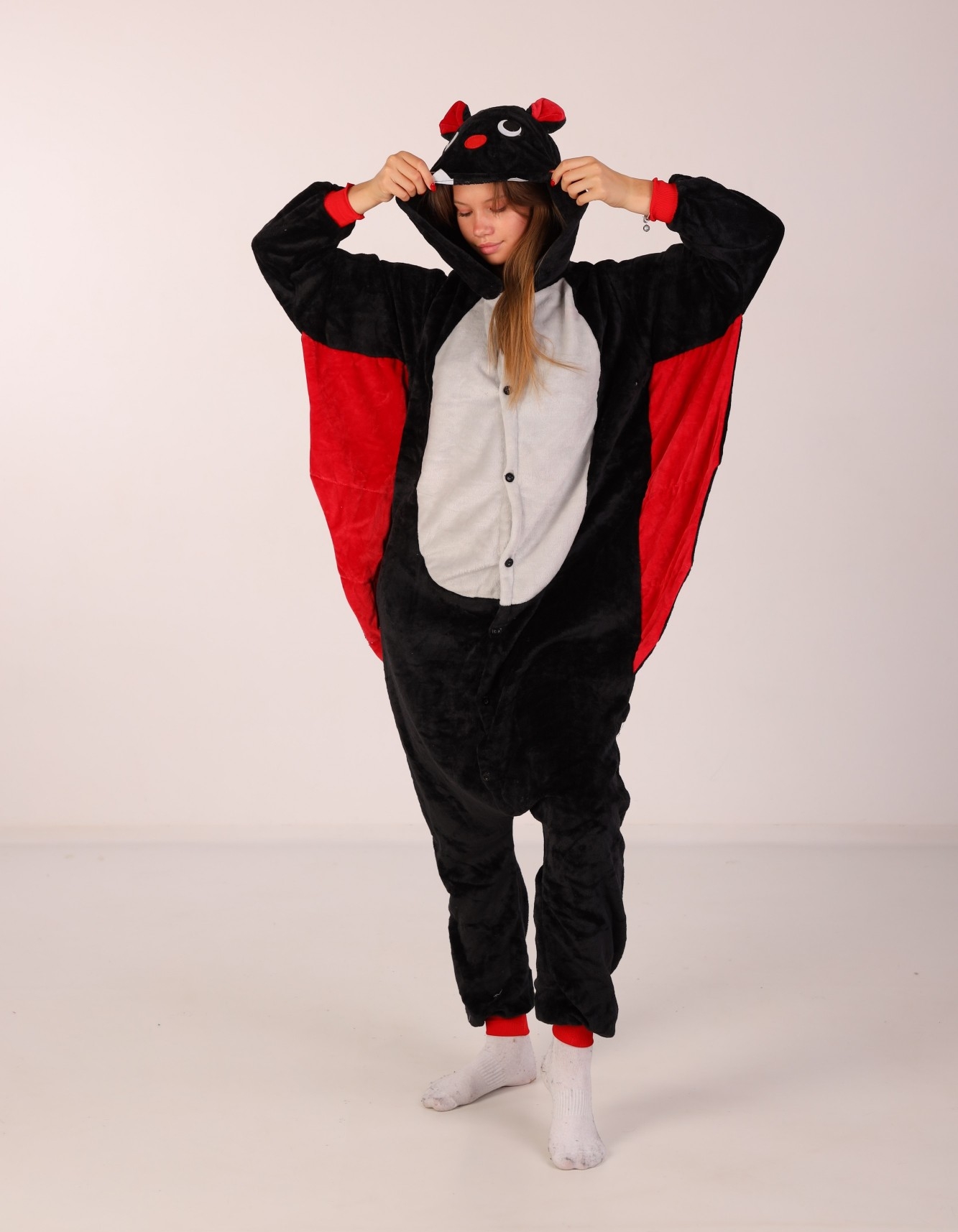 Пижама кигуруми Kigurumi Летучая Мышь Черный 175-185 см. (1052, Пижама кигуруми Kigurumi Летучая Мышь Черный XL 175-185 см. (1052)
Пижама кигуруми Kigurumi Летучая Мышь Черный 175-185 см. (1052, Пижама кигуруми Kigurumi Летучая Мышь Черный XL 175-185 см. (1052)