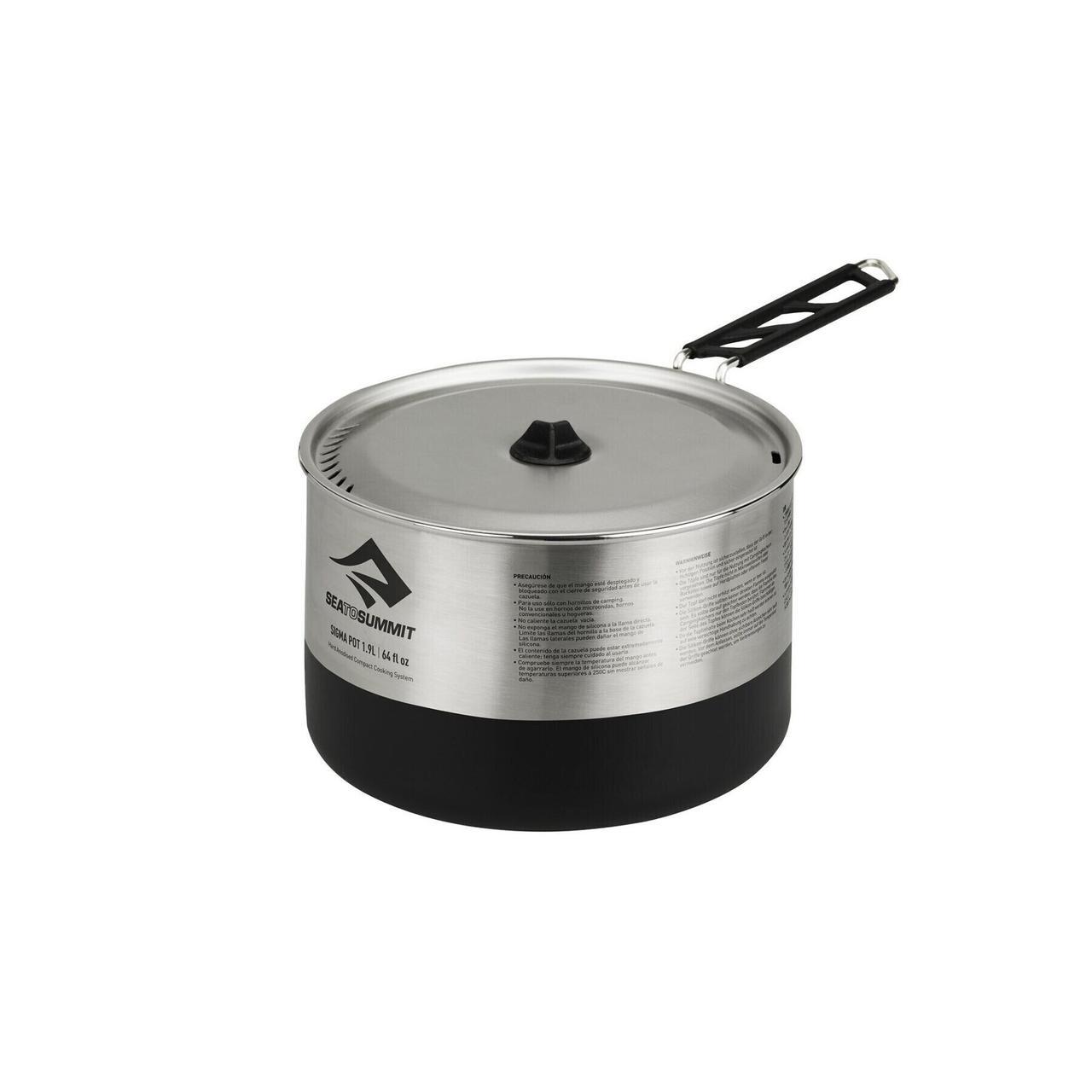 Кастрюля со складной крышкой в чехле Sea to Summit Sigma Pot with Stuff Sack, 1.9 л (STS APOTSIGSSI1.9L)
Кастрюля со складной крышкой в чехле Sea to Summit Sigma Pot with Stuff Sack, 1.9 л (STS APOTSIGSSI1.9L)