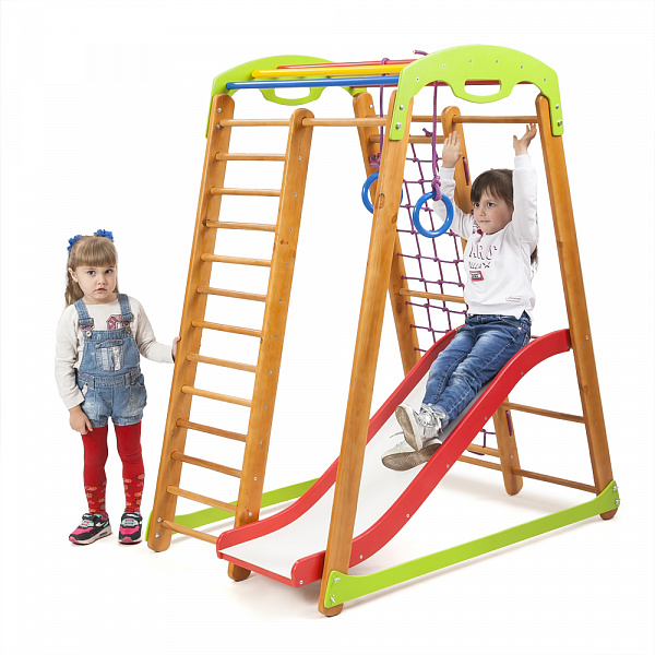 Детский спортивный игровой комплекс Baby Sport SB Кроха №2 Эко Разноцветный 132х85х150 см (Plus 1)
Детский спортивный игровой комплекс Baby Sport SB Кроха №2 Эко Разноцветный 132х85х150 см (Plus 1)