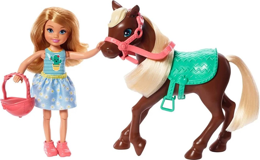 Набор Кукла Барби 7 см клуб Челси с лошадкой Barbie, Club Chelsea Doll and Horse (GHV78)
Набор Кукла Барби 7 см клуб Челси с лошадкой Barbie, Club Chelsea Doll and Horse (GHV78)