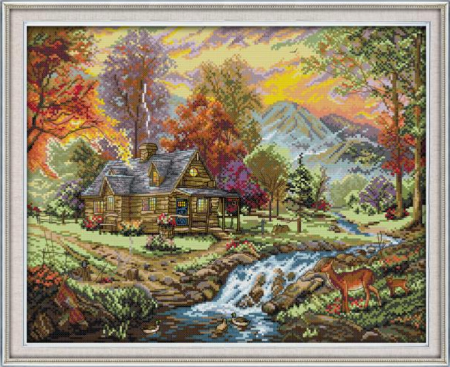 Набор для вышивания по нанесённой на канву схеме "Holiday Villa ".AIDA 14CT printed , 47*38 см
Набор для вышивания по нанесённой на канву схеме "Holiday Villa ".AIDA 14CT printed , 47*38 см