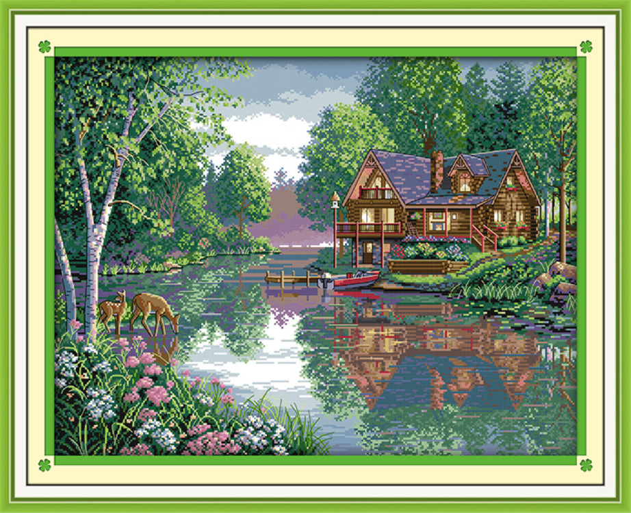 Набор для вышивания по нанесённой на канву схеме "Leisure hut ".AIDA 14CT printed , 61*48 см
Набор для вышивания по нанесённой на канву схеме "Leisure hut ".AIDA 14CT printed , 61*48 см