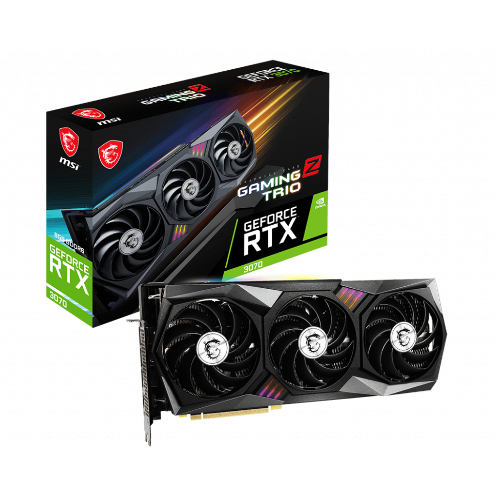 Видеокарта MSI GeForce RTX3070 8Gb GAMING Z TRIO LHR (RTX 3070 GAMING Z TRIO 8G LHR)
Видеокарта MSI GeForce RTX3070 8Gb GAMING Z TRIO LHR (RTX 3070 GAMING Z TRIO 8G LHR)