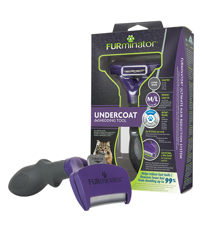 Фурминатор инструмент для вычесывания кошек c длинной шерстью FURminator DeShedding - For Long-haired Cats M/L FURminator BGL-FR-16
Фурминатор инструмент для вычесывания кошек c длинной шерстью FURminator DeShedding - For Long-haired Cats M/L FURminator BGL-FR-16
