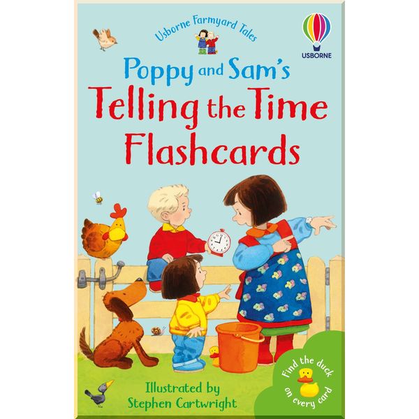 Usborne Poppy and Sam's Telling the Time Flashcards. Stephen Cartwright. ISBN:9781474985871
Usborne Poppy and Sam's Telling the Time Flashcards. Stephen Cartwright. ISBN:9781474985871