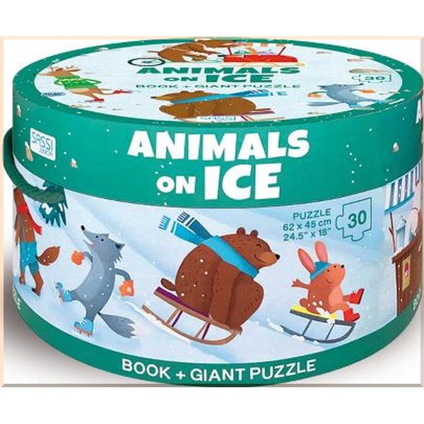 Sassi Animals on Ice Book and Giant Puzzle. Matteo Gaule, Ester Tome. ISBN:9788830301542