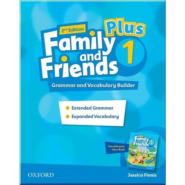 Family and Friends 2nd Edition 1 Plus Grammar and Vocabulary Builder. Jessica Finnis. ISBN:9780194403429
Family and Friends 2nd Edition 1 Plus Grammar and Vocabulary Builder. Jessica Finnis. ISBN:9780194403429