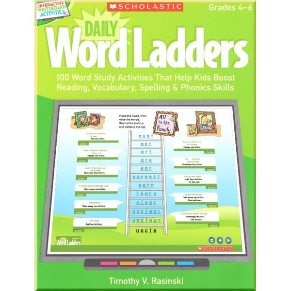 Interactive Whiteboard Activities: Daily Word Ladders Grades 4–6 with CD-ROM. Timothy V. Rasinski. ISBN:9780545374880
Interactive Whiteboard Activities: Daily Word Ladders Grades 4–6 with CD-ROM. Timothy V. Rasinski. ISBN:9780545374880