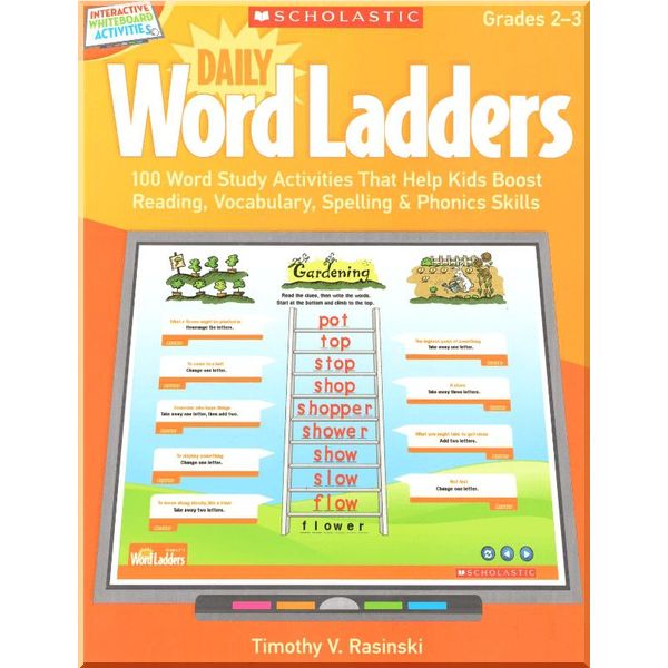 Interactive Whiteboard Activities: Daily Word Ladders Grades 2–3 with CD-ROM. Timothy V. Rasinski. ISBN:9780545374873
Interactive Whiteboard Activities: Daily Word Ladders Grades 2–3 with CD-ROM. Timothy V. Rasinski. ISBN:9780545374873