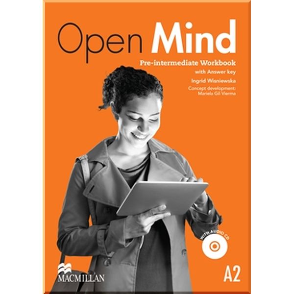 Open Mind British English Pre-intermediate Workbook with key and Audio-CD. Mariela Gil Vierma, Ingrid Wisniewska. ISBN:9780230458383
Open Mind British English Pre-intermediate Workbook with key and Audio-CD. Mariela Gil Vierma, Ingrid Wisniewska. ISBN:9780230458383