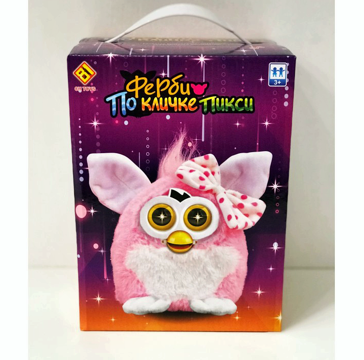 Интерактивный Ферби Пикси игрушка Furby - русский язык розовый разговаривает, отвечает на вопросы, чувствительная к касаниям
Интерактивный Ферби Пикси игрушка Furby - русский язык розовый разговаривает, отвечает на вопросы, чувствительная к касаниям