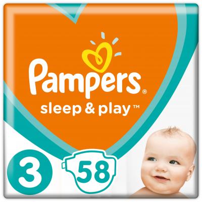 Подгузник Pampers Sleep & Play Midi Размер 3 (6-10 кг), 58 шт (4015400224211). 47905
Подгузник Pampers Sleep & Play Midi Размер 3 (6-10 кг), 58 шт (4015400224211). 47905