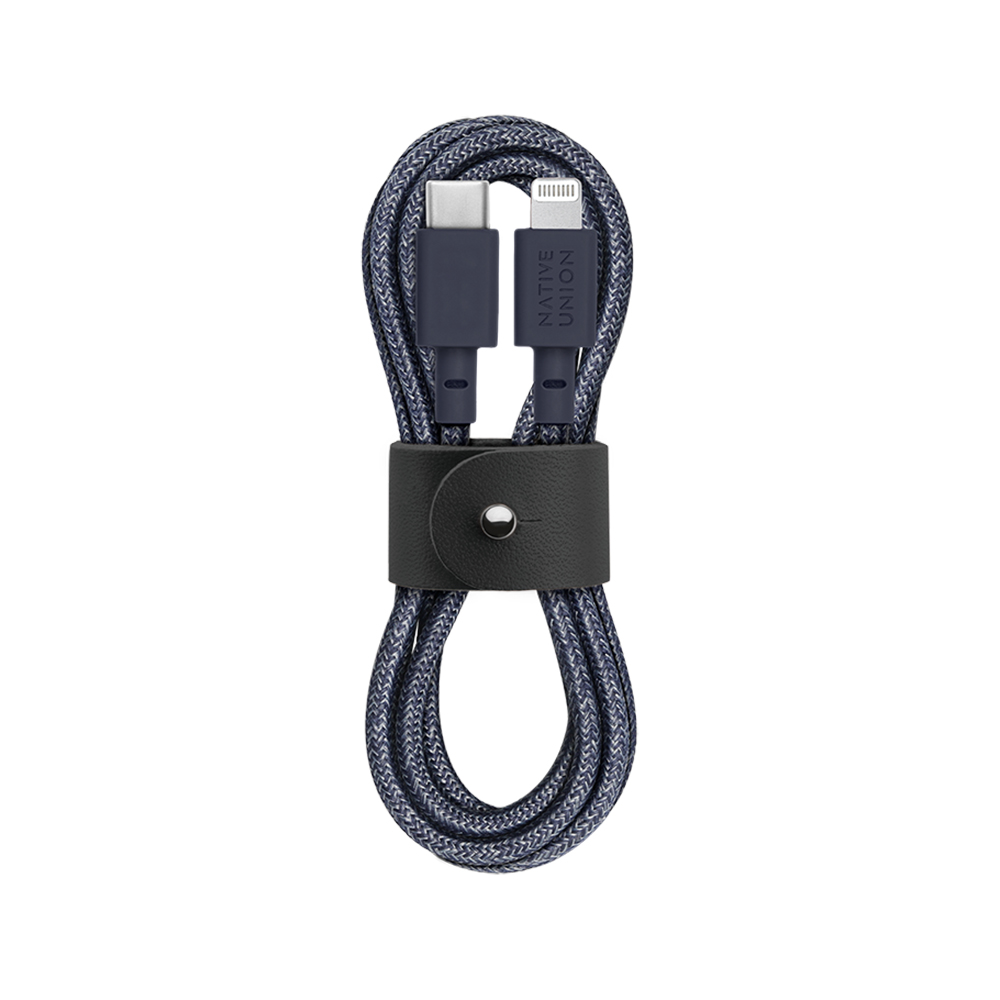 Кабель Native Union Belt Cable USB-C to Lightning Indigo 1.2 m (BELT-CL-IND-2-NP)
Кабель Native Union Belt Cable USB-C to Lightning Indigo 1.2 m (BELT-CL-IND-2-NP)