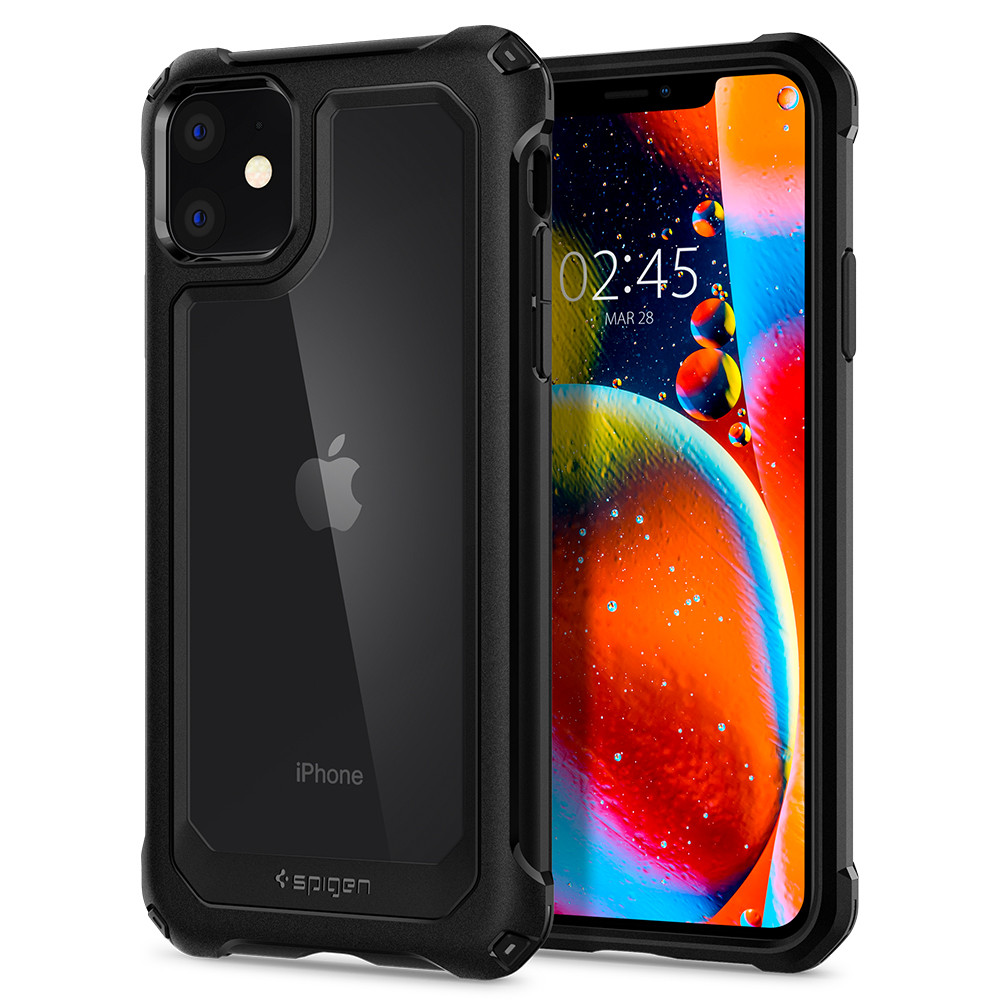 Чехол Spigen для iPhone 11 Gauntlet Carbon Black
Чехол Spigen для iPhone 11 Gauntlet Carbon Black