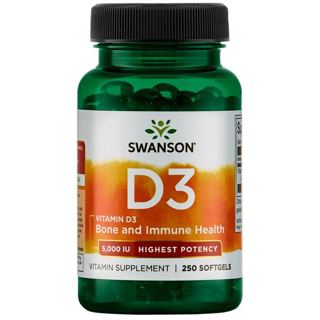 Витамины и минералы Swanson Vitamin D3 Highest Potency 5000 IU 250 гель. капсул (445419)
Витамины и минералы Swanson Vitamin D3 Highest Potency 5000 IU 250 гель. капсул (445419)