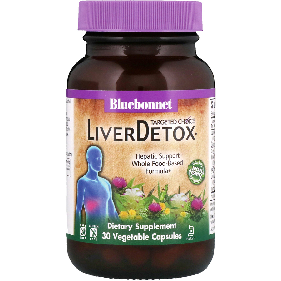 Комплекс для Детоксикации Печени Bluebonnet Nutrition Liver Detox Targeted Choice 30 растительных капсул (445863)
Комплекс для Детоксикации Печени Bluebonnet Nutrition Liver Detox Targeted Choice 30 растительных капсул (445863)