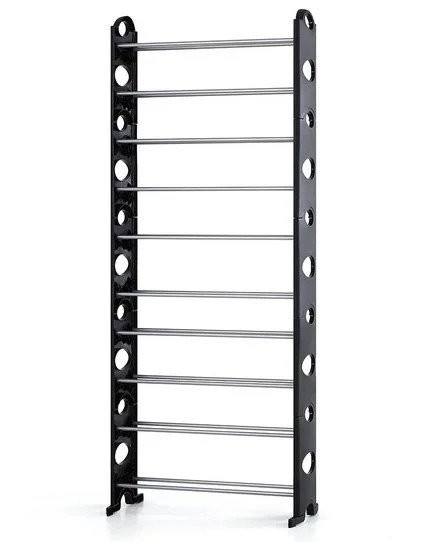 Полка, стойка для хранения обуви на 30 пар с 10 полками, органайзер Shoe Racks стойка для хранения обуви, для дома Черная
Полка, стойка для хранения обуви на 30 пар с 10 полками, органайзер Shoe Racks стойка для хранения обуви, для дома Черная
