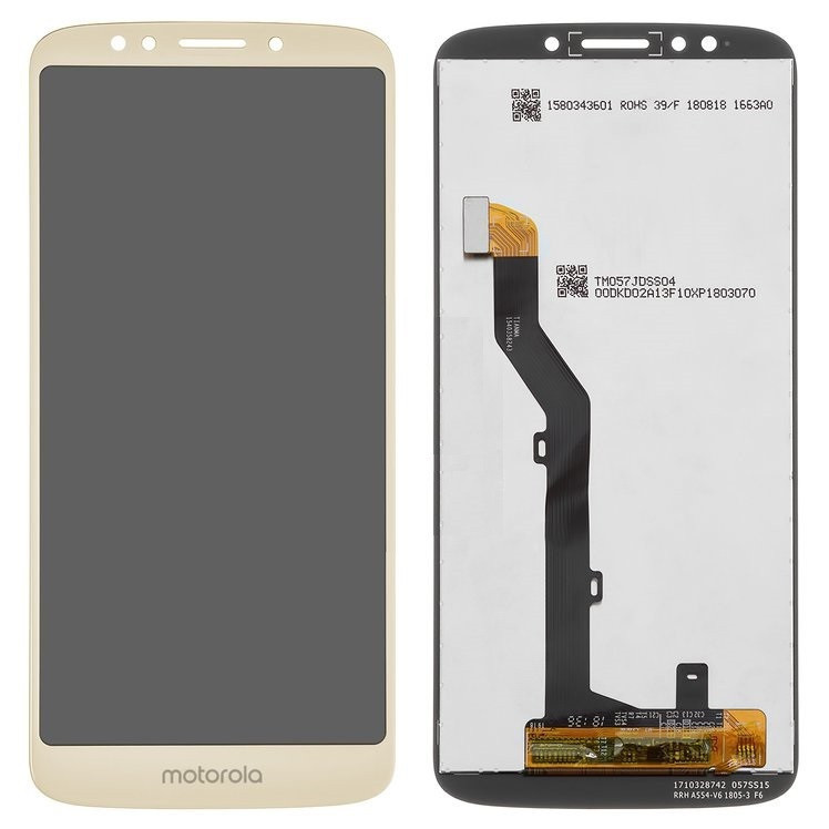 Дисплей для мобильного телефона Moto E5/XT1944, золотой, с тачскрином, ORIG
Дисплей для мобильного телефона Moto E5/XT1944, золотой, с тачскрином, ORIG