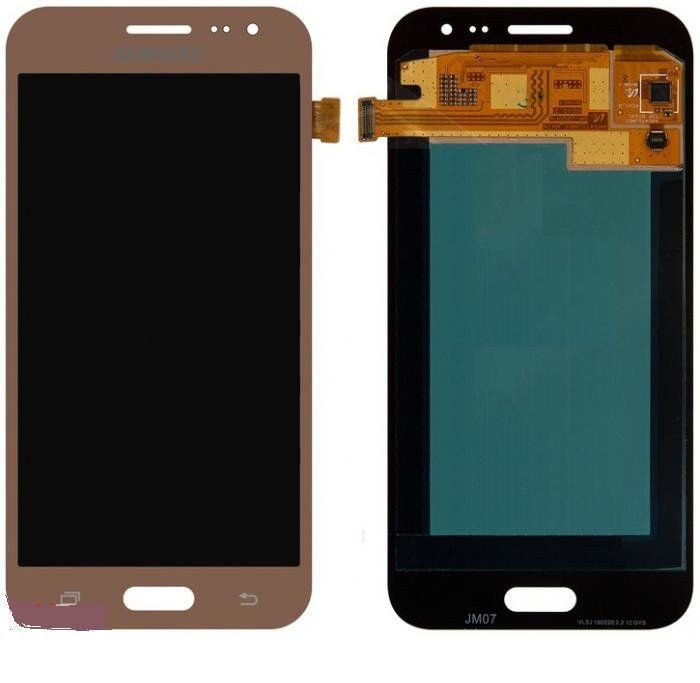 Дисплей для мобильного телефона Samsung J2/J200, золотой, с тачскрином, TFT, AAA (яркость регулируется)
Дисплей для мобильного телефона Samsung J2/J200, золотой, с тачскрином, TFT, AAA (яркость регулируется)