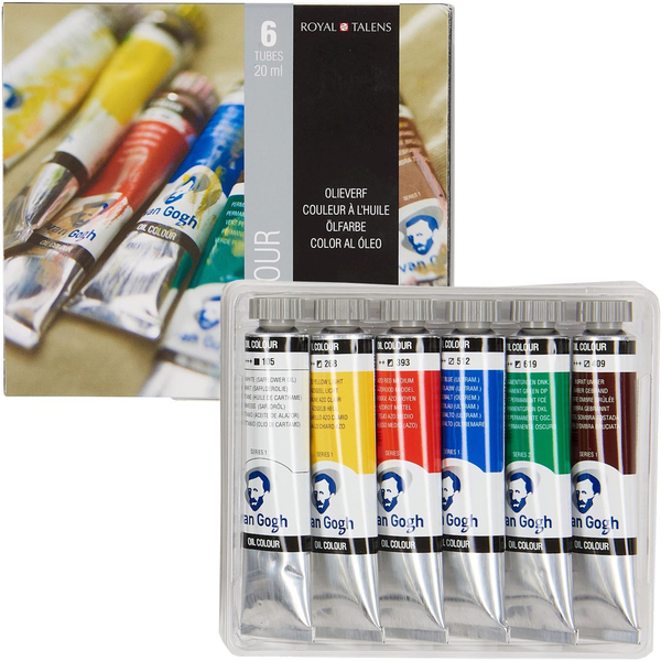 Набор маслянных красок VAN GOGH Starter set 6 цветов 20 мл тубы в картоне (02821406)
Набор маслянных красок VAN GOGH Starter set 6 цветов 20 мл тубы в картоне (02821406)
