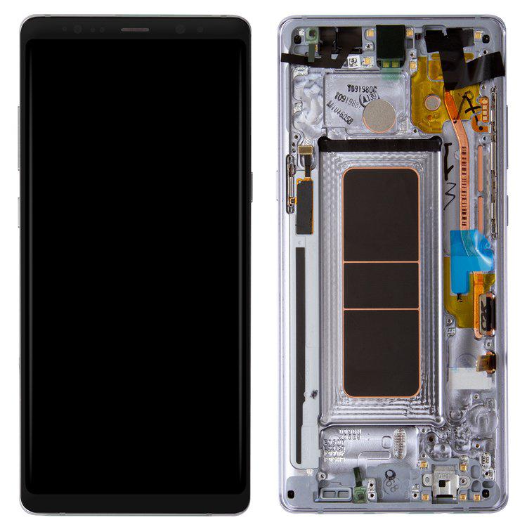 Дисплей для Samsung N950F Galaxy Note 8, фіолетовий, із сенсорним екраном, з рамкою, Original (PRC), orchid Gray, original glass
Дисплей для Samsung N950F Galaxy Note 8, фіолетовий, із сенсорним екраном, з рамкою, Original (PRC), orchid Gray, original glass