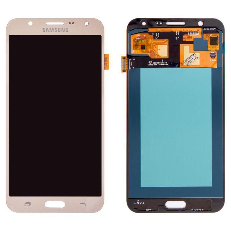 Дисплей для Samsung J700 Galaxy J7, золотистий, із сенсорним екраном, (OLED), High Copy
Дисплей для Samsung J700 Galaxy J7, золотистий, із сенсорним екраном, (OLED), High Copy