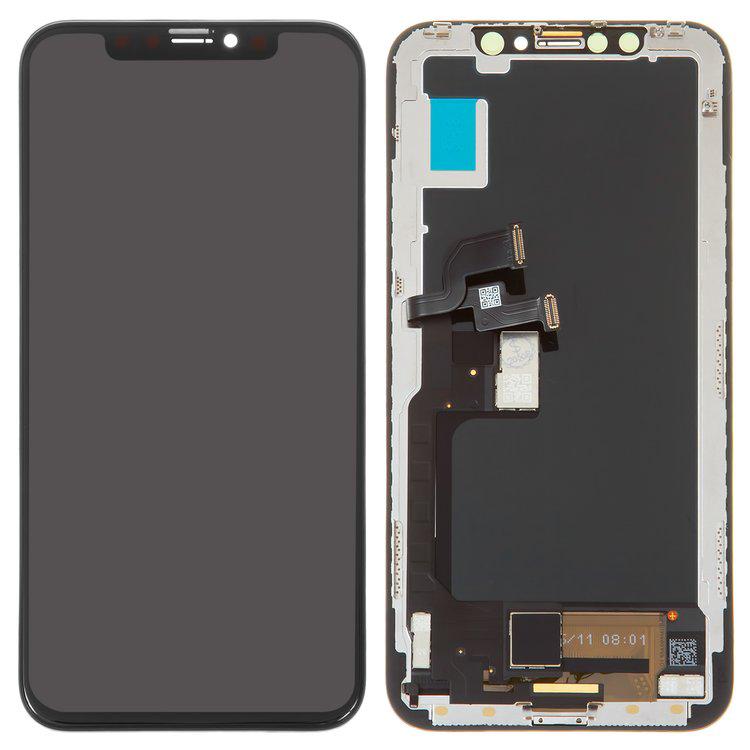 Дисплей для iPhone X, чорний, із сенсорним екраном, з рамкою, (OLED), AA, НЕ.Х OEM hard
Дисплей для iPhone X, чорний, із сенсорним екраном, з рамкою, (OLED), AA, НЕ.Х OEM hard
