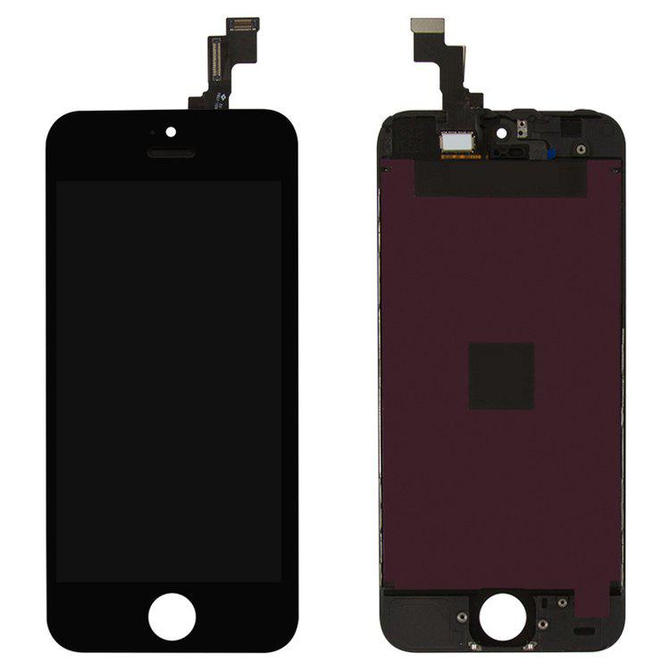Дисплей для iPhone 5S, iPhone SE, чорний, із сенсорним екраном, з рамкою, переклеєне скло
Дисплей для iPhone 5S, iPhone SE, чорний, із сенсорним екраном, з рамкою, переклеєне скло