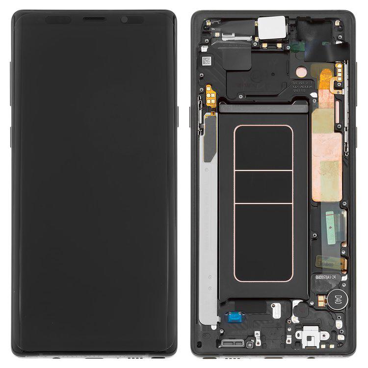 Дисплей для Samsung N960 Galaxy Note 9, чорний, із сенсорним екраном, з рамкою, Original (PRC), midnight Black, original glass
Дисплей для Samsung N960 Galaxy Note 9, чорний, із сенсорним екраном, з рамкою, Original (PRC), midnight Black, original glass