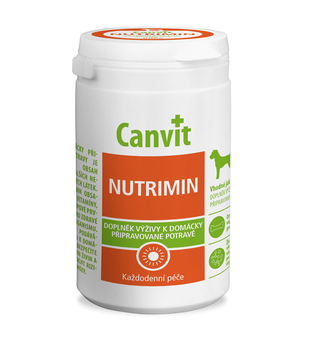Витаминно-минеральный комплекс для собак при натуральном кормлении Canvit Nutrimin 1 кг
Витаминно-минеральный комплекс для собак при натуральном кормлении Canvit Nutrimin 1 кг